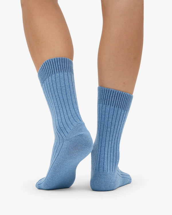 Colorful Standard Merino Wool Blend Socke - Seaside Blue