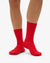 Colorful Standard Merino Wool Blend Socke - Red Tangerine