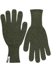 MELA Unisex Strick Handschuhe RISHI Grün Melange