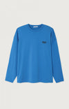 American Vintage Gixy Longsleeve Oversized Olymp Langarm-Shirt Herren Blau