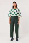 SKFK Soraia Trouser Damen Modal Hose grün