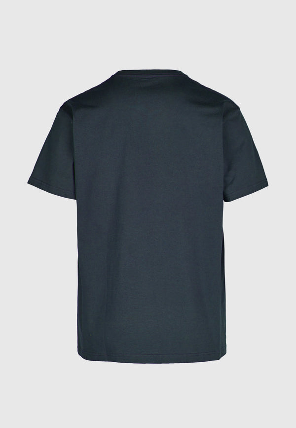 Cleptomanicx Ligull Boxy Tee T-Shirt Herren blue graphite