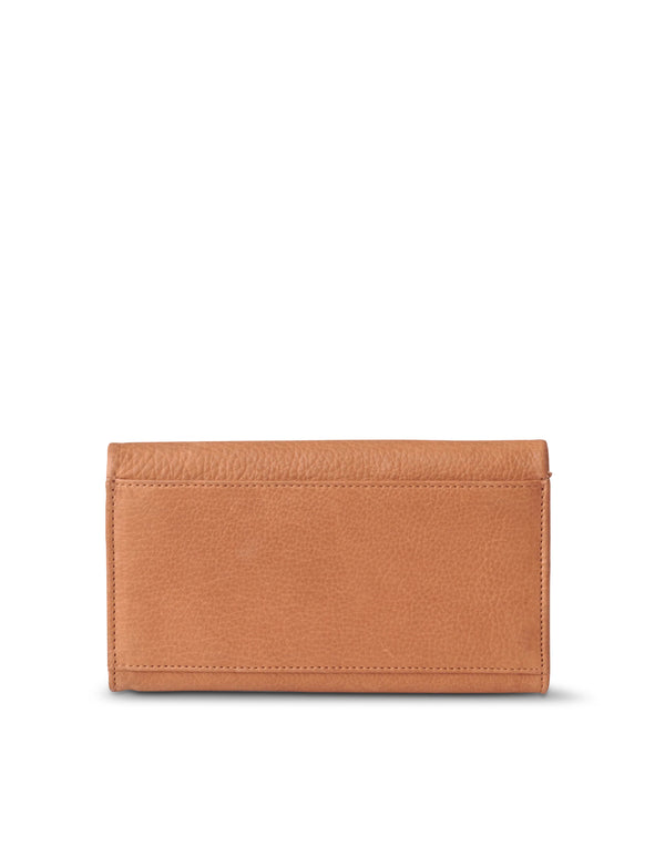O My Bag Pau's Pouch Stromboli Cognac Leder Portemonnaie unisex