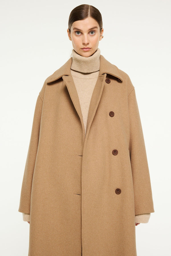 Elvine Milleah Wool Coat Damen Wollmantel Jacke camel