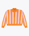 WEMOTO Manon Peach-Pink Zip Troyer Damen orange