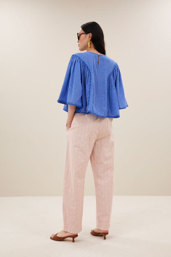 By-Bar Jack Balloon Pants Old Pink Hose Damen rosa