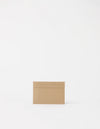 O MY BAG Mark´s Cardcase Dark Sand Soft Grain Leather beige