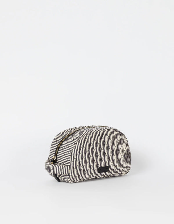 O My Bag Sonny Moon Makeup Bag Kosmetiktasche Baumwolle Leder schwarz
