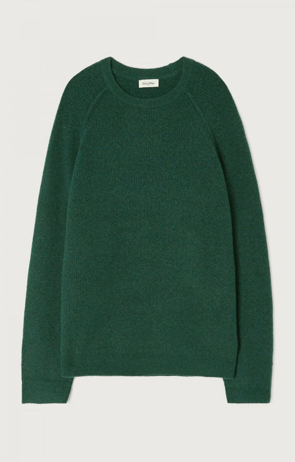 American Vintage Damsville Herren Pullover Cedar Melange Vorderseite