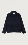 American Vintage Dodiloo Herrenjacke Navy meliert – Ansicht 1