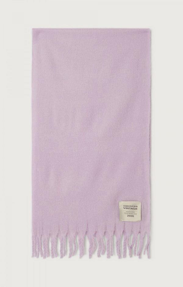 American Vintage Zinaco Schal Lilac Logo