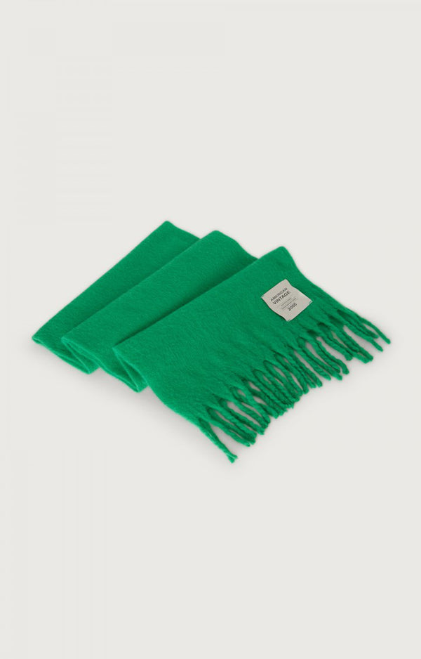 American Vintage Zinaco Schal Mint Logo grün – Ansicht 2