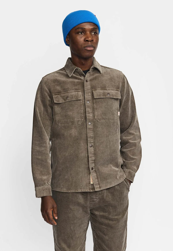 Revolution Worker Overshirt Brown Hemd Herren braun