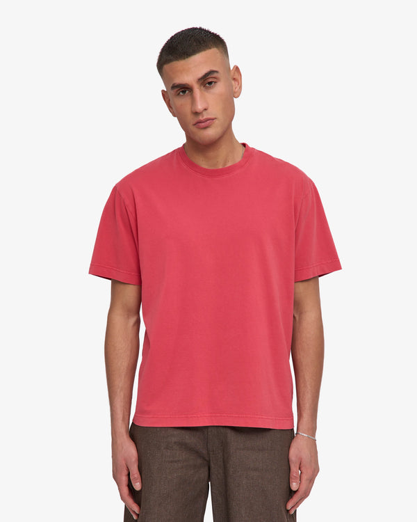 Colorful Standard Oversized T-Shirt Faded Red Herren rot