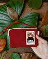 YKRA Mini Wallet Geldbörse dunkelrot