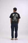 Arniko Mustang T-Shirt Black Unisex Bio-Baumwolle schwarz
