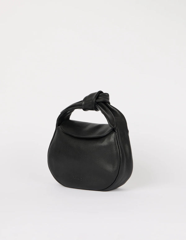 O MY BAG Coco Crossaint Black Soft Grain Leather Bag Handtasche Leder schwarz