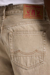 Kings of Indigo Sushan Retro Beige Worn Jeans Hose Herren Hellbraun