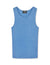 Mads Nørgaard Bright Cobalt Rib Cotton Bruce Tanktop Unterhemd Herren blau