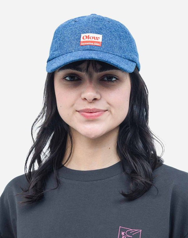 Olow Casquete Six Panel Oldy Cap Unisex blau