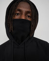 Cleptomanicx Mask Boxy Hooded Black Sweat Herren schwarz