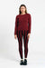 Suite13Lab Ulmo Leggings Stripe Brick Damen Hose schwarz rot