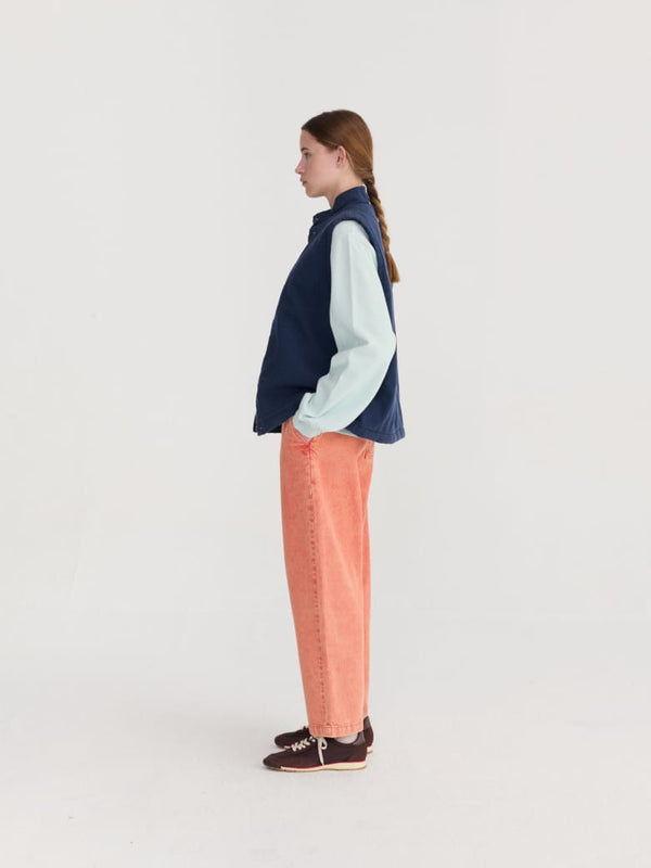 Bobo Choses Washed Relaxed Fit Jeans Damen orange