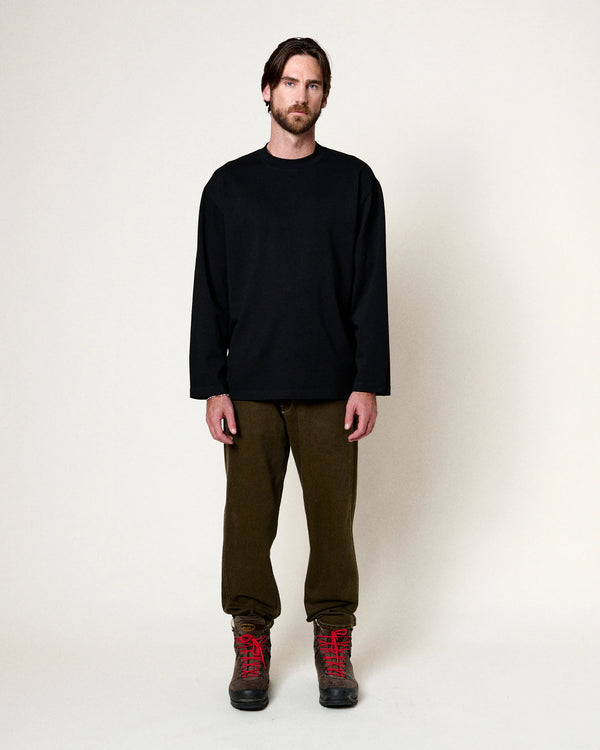 Homecore MKO Long Black Oversized Longsleeve Herren schwarz