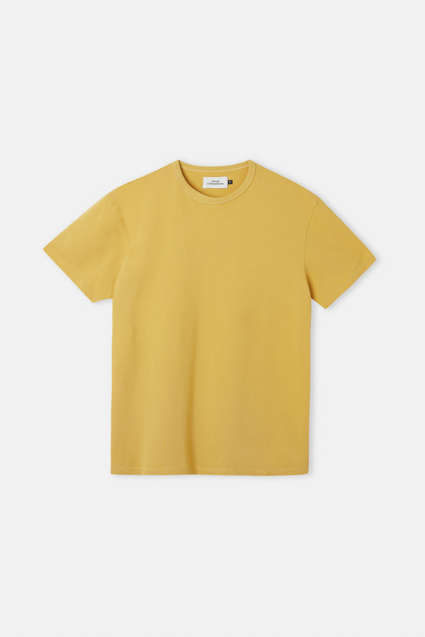 About Companions Liron Pique T-Shirt Herren gelb