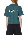 Obey Forget Me Not Shirt Jasper Green Damen Print T-Shirt grün
