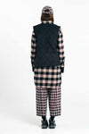 Suite13Lab Meda Vest Black Damen Steppweste Baumwolle schwarz