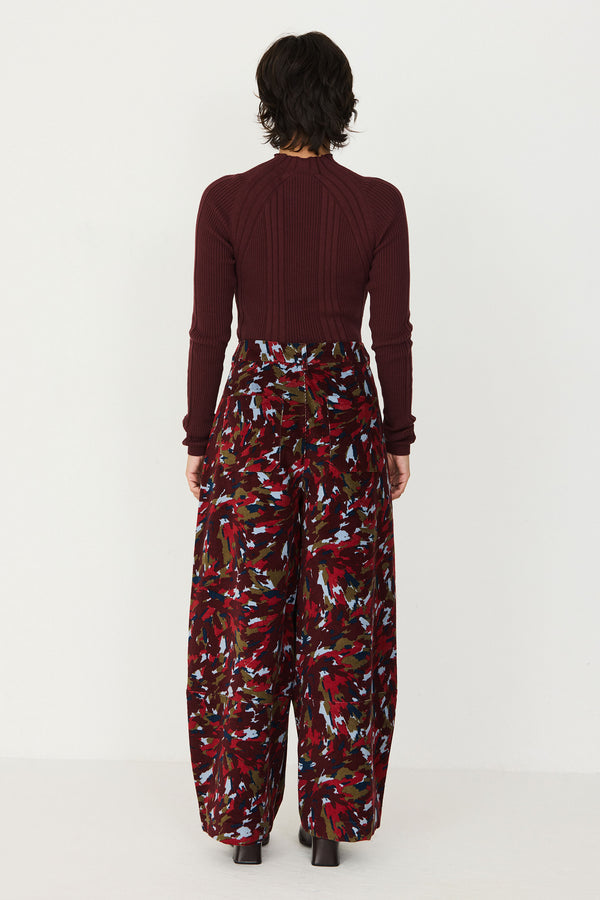 SKFK Kenare Trouser Rocks Damen Barrel Leg Pants multicolor