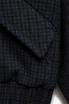 Elvine Nova Grey Check Damen Wolljacke Boxy Cut kariert grau