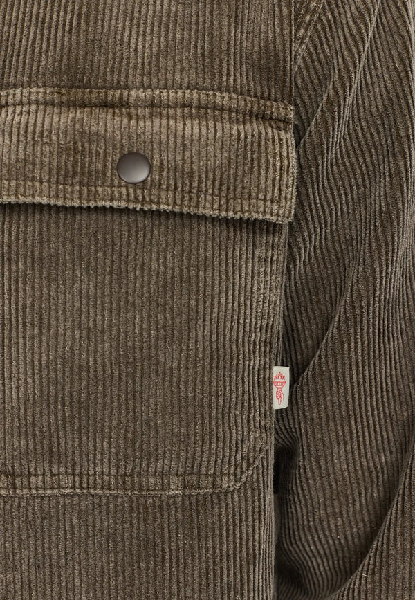 Revolution Worker Overshirt Brown Hemd Herren braun