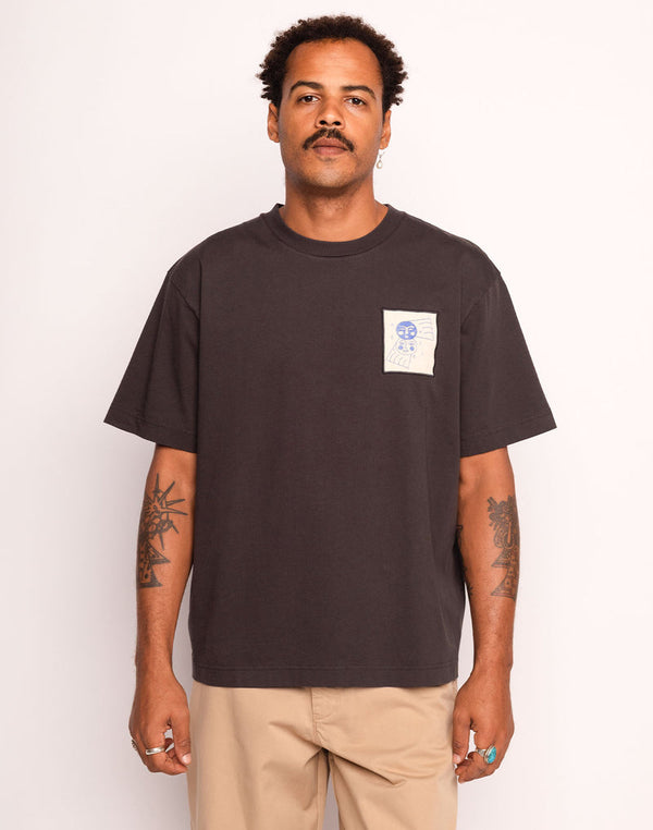 OLOW Avec Toi T-Shirt in Schwarz – Herren Vorderansicht