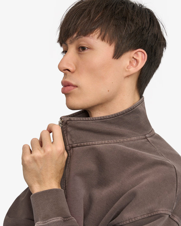 Colorful Standard Quarter Zip Pullover Faded Mud