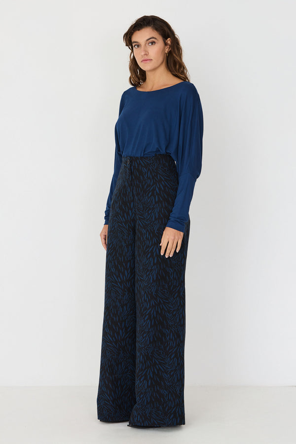 SKFK Kattalin Jumpsuit 2-in-1 Damen Bio Baumwolle Overall blau