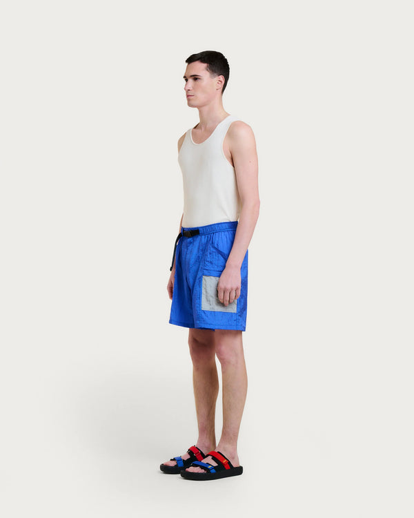 Homecore Blue Multi Trek Short Herren blau