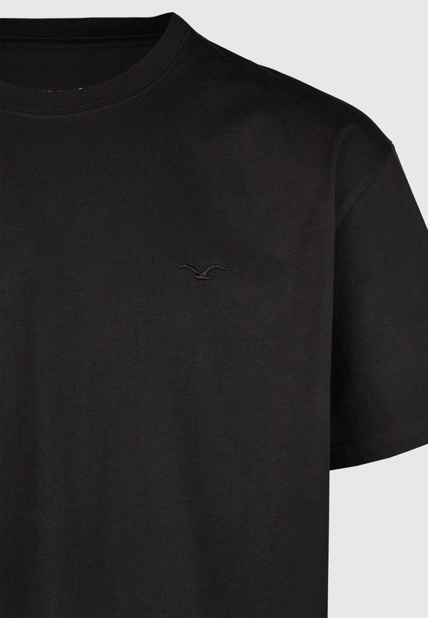 Cleptomanicx Ligull Boxy Tee T-Shirt Herren schwarz