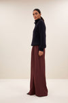 By-Bar Belle Pullover Midnight Damen Alpaka Wolle dunkelblau