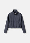 Elvine Enya Overshirt Navy Melange Damen Jacke Blouson blau