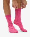 Colorful Standard Merino Wool Blend Socke - Bubblegum Pink