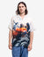 Olow Aloha Riot Off-White Shirt Kurzarm Hemd Herren creme
