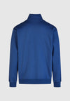 Cleptomanicx Estate Blue Ligull Classic Quarter Zip Pullover Herren blau