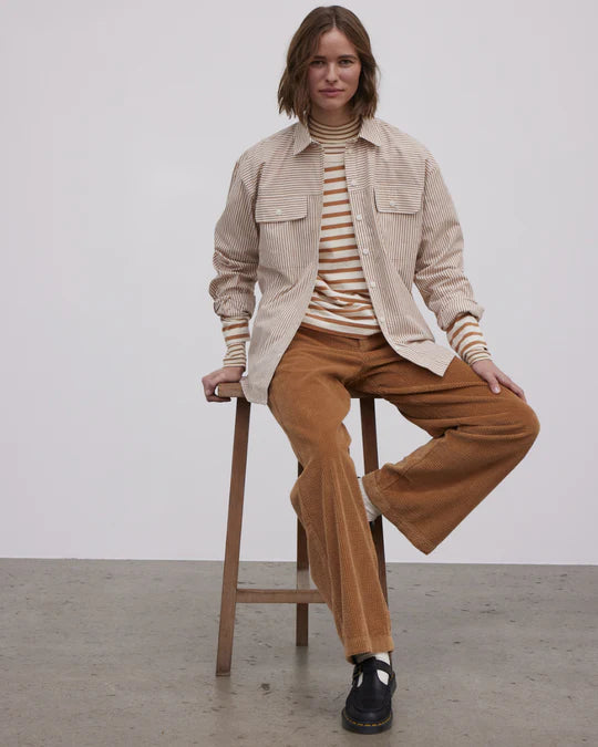 Esmé ESMaxia Boxy Pants Damen currybraun