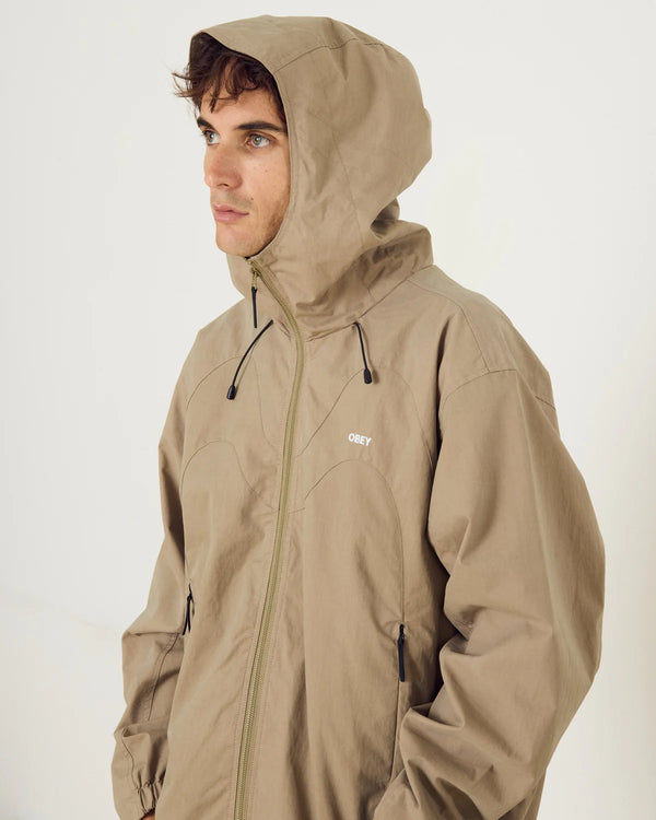 Obey Sota Shell Mermaid Jacke Herren hellbraun