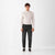 Dawn RISE Relaxed Tapered Vintage Black Minimal Stretch Jeans Herren