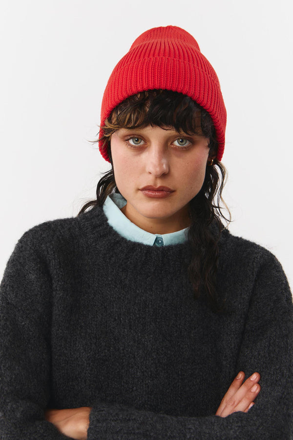 Suite 13 Zion Beanie Organic Cotton unisex Mütze rot