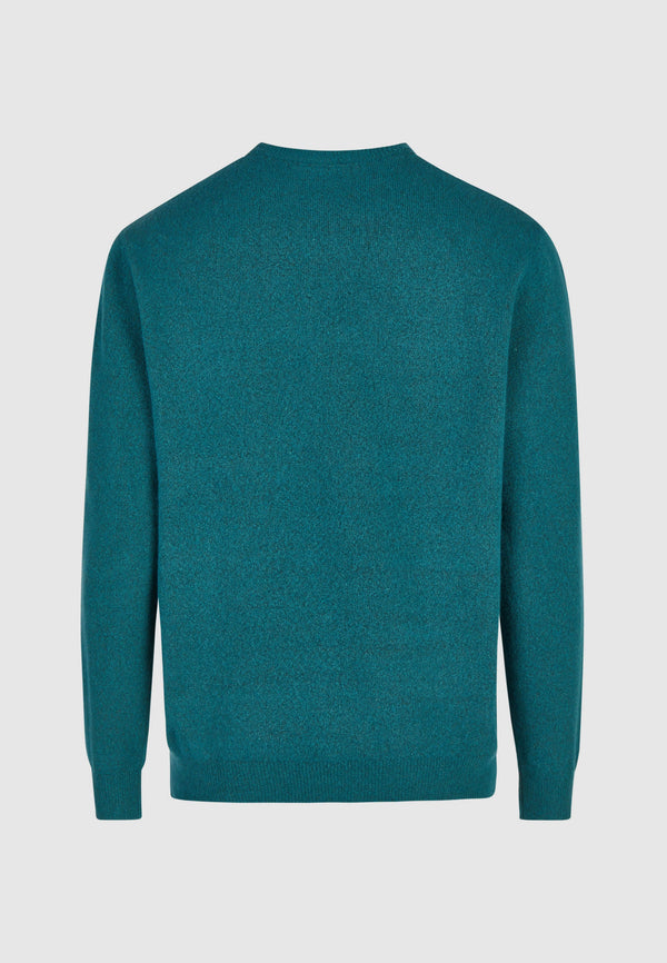 Cleptomanicx Soft Knit Jasper Teal Strickpullover Herren petrol