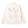 Obey Afternoon Shirt Jacket unisex Twill Jacke natural white